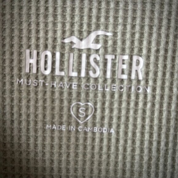 Hollister Sage Green Waffle Tank Top | Women’s Small | Must-Have Collection - Picture 5 of 5